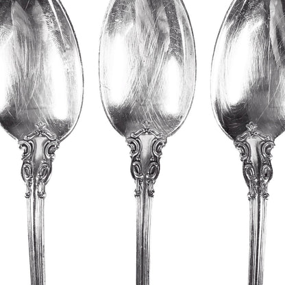 5 Gorham "Chantilly" Sterling Silver Iced Tea Spoons