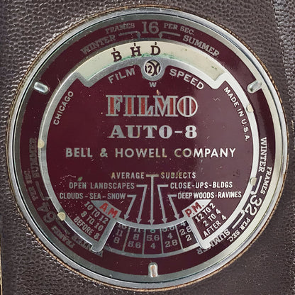 Bell & Howell "Filmo" Auto-8 Movie Camera