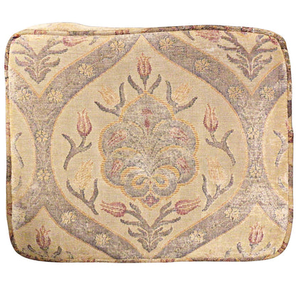 Upholstered Neoclassical Curule Stool