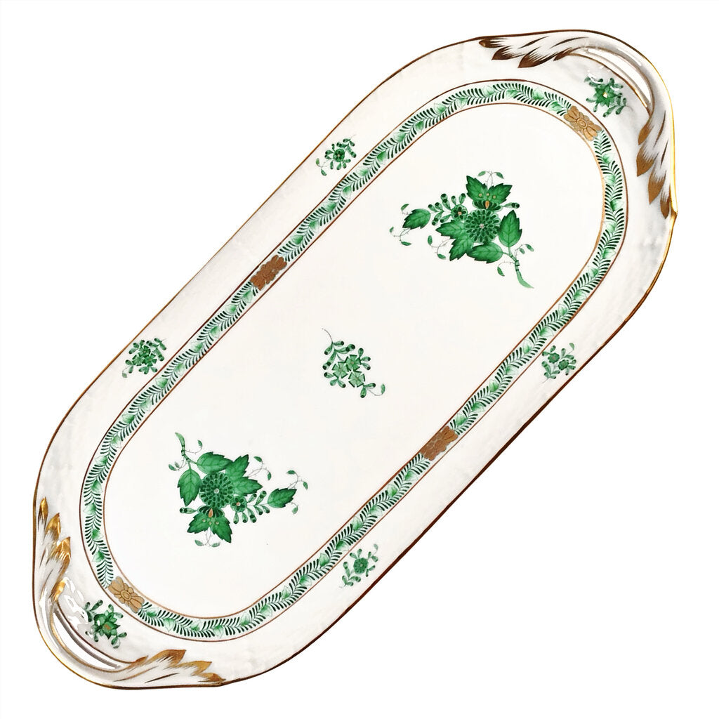 Herend "Chinese Bouquet" Sandwich Tray