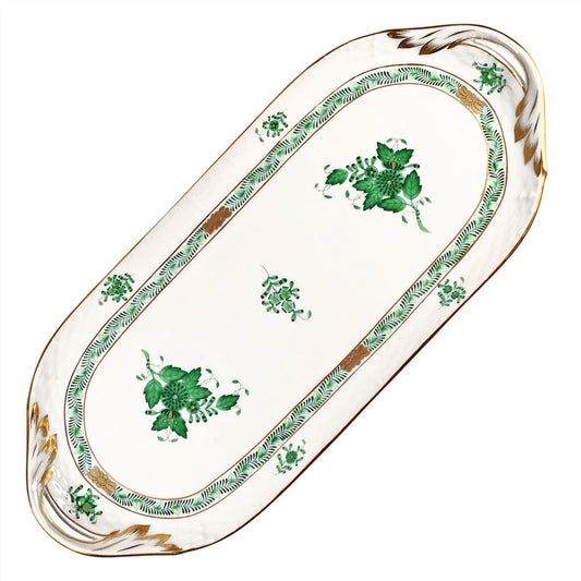 Herend "Chinese Bouquet" Sandwich Tray