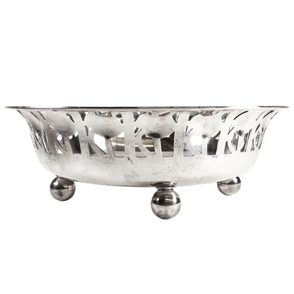 Josef Hoffman for Alessi Silverplated Pierced Bowl