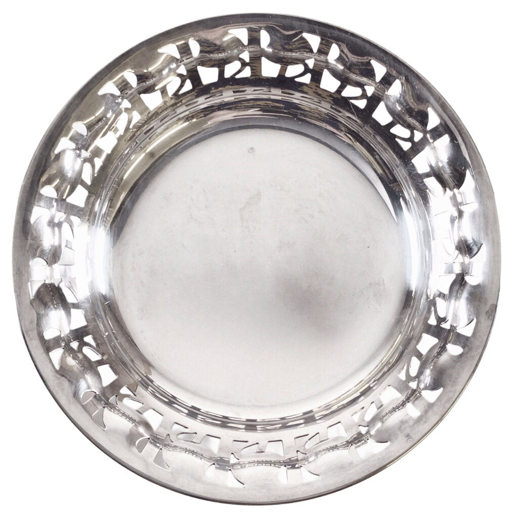 Josef Hoffman for Alessi Silverplated Pierced Bowl