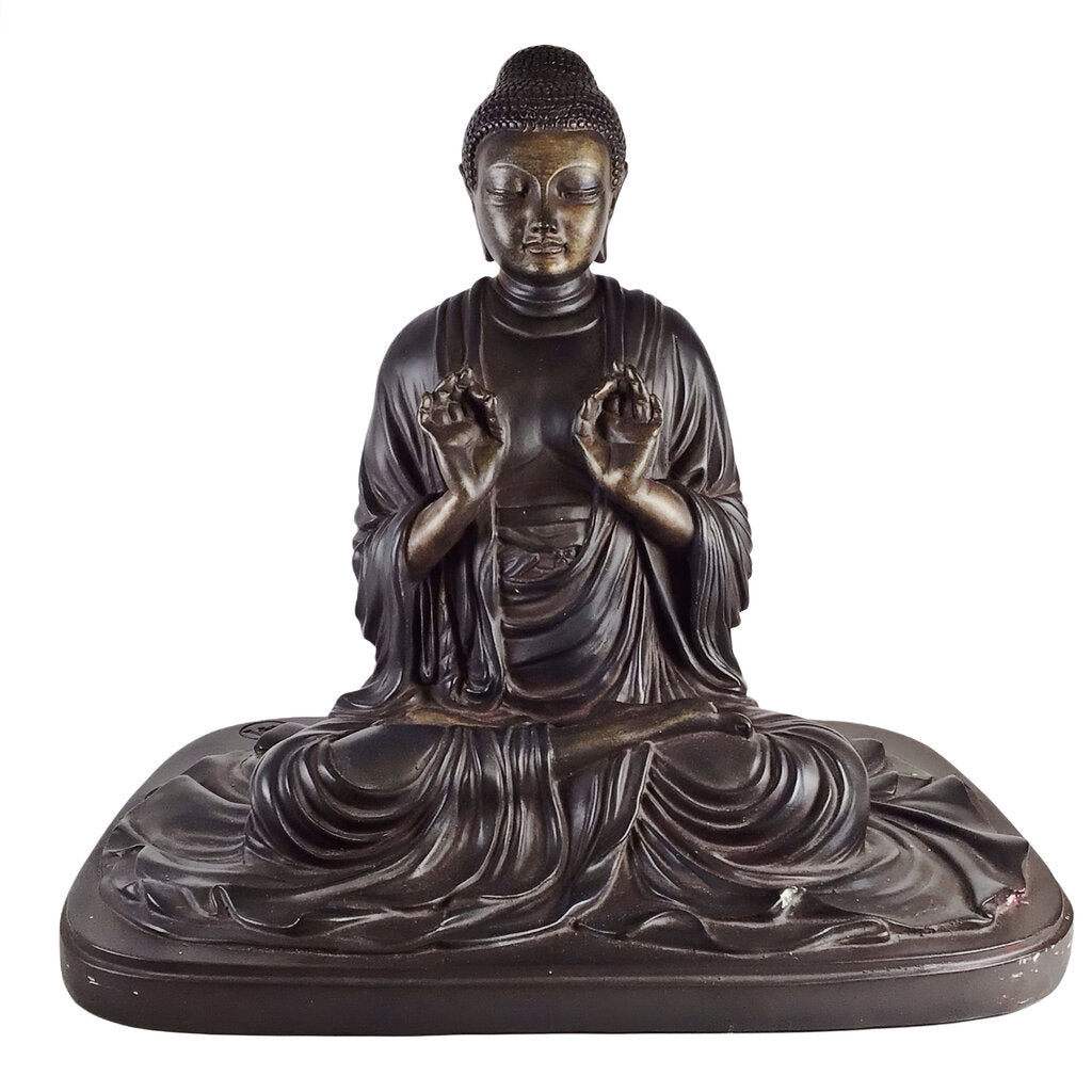 Plaster Figure of Japanese Amitabha Buddha