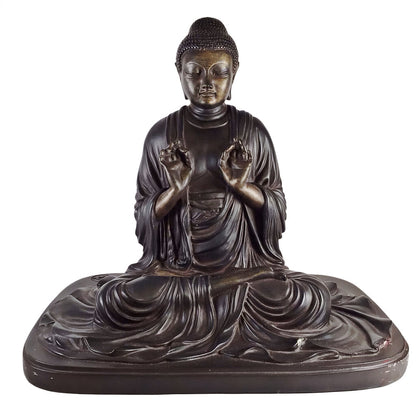 Plaster Figure of Japanese Amitabha Buddha