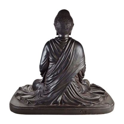 Plaster Figure of Japanese Amida Buddha