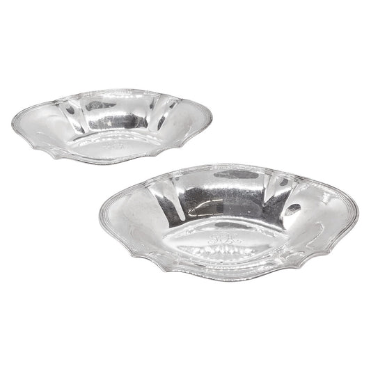 Pair/Tiffany Sterling Silver Nut Dishes, early 20th c.