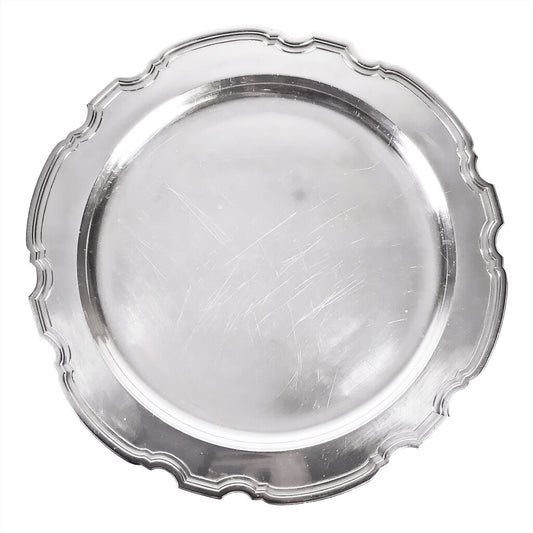 Tiffany "Hampton" Sterling Silver Round Tray, ca. 1950