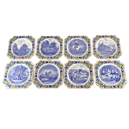 8 George Washington Bicentenary Commemorative Plates by Crown Ducal, ca. 1932