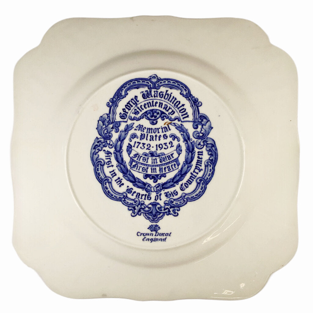 8 George Washington Bicentenary Commemorative Plates by Crown Ducal, ca. 1932