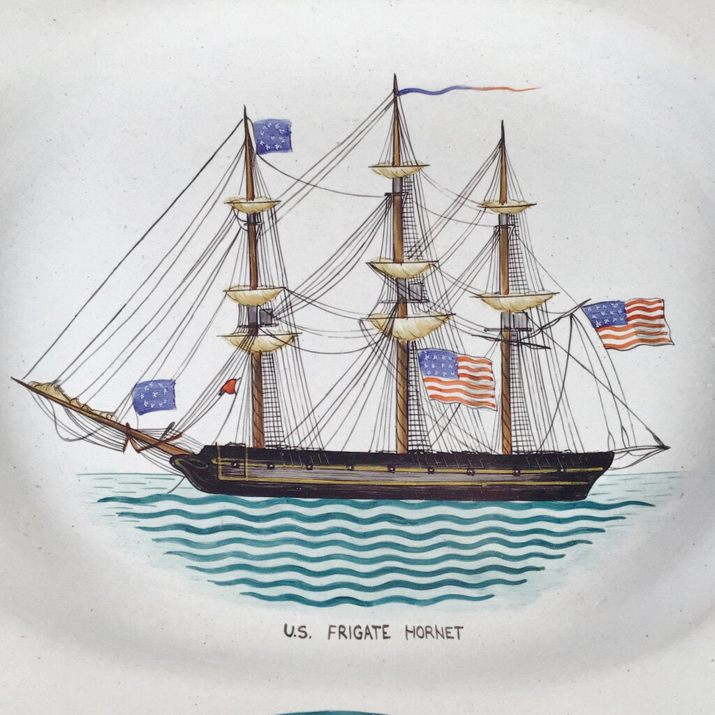 Mottahedeh "US Frigate Hornet" Handpainted Platter