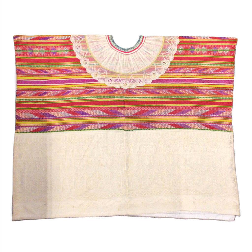 Vintage Santa Lucia Utatlan Ceremonial Huipil