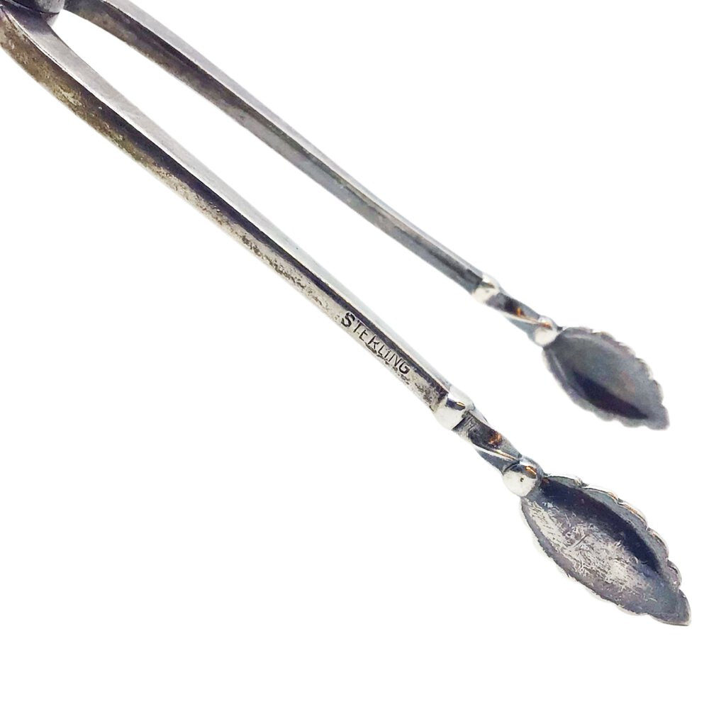 Georg Jensen "Lily of the Valley" Sterling Sugar Tongs