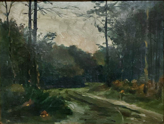 Clarence MacKenzie. Scottish Forest. Oil on Canvas