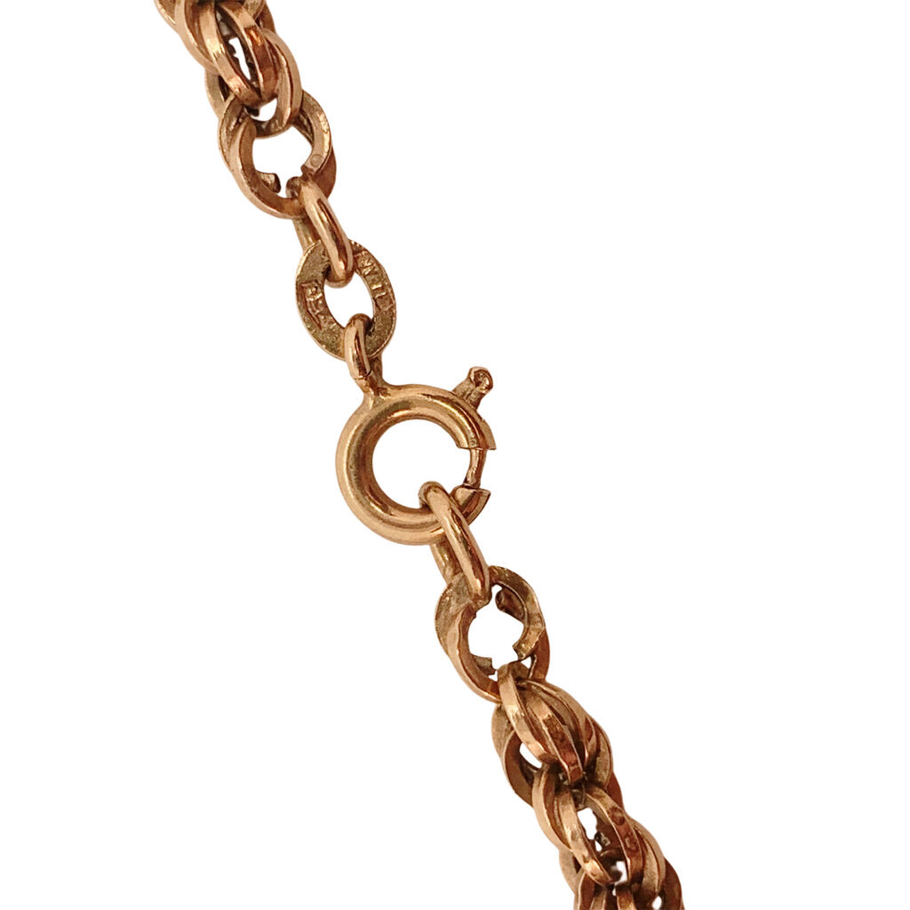 18Kt Rope Twist Necklace Italy