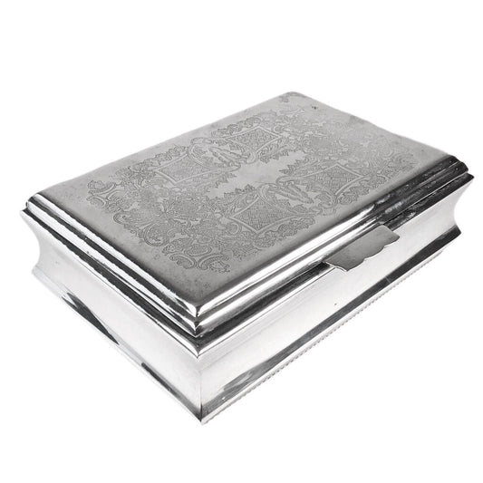 19th c. Silverplated Cigar Box - Opportunity Shop DC