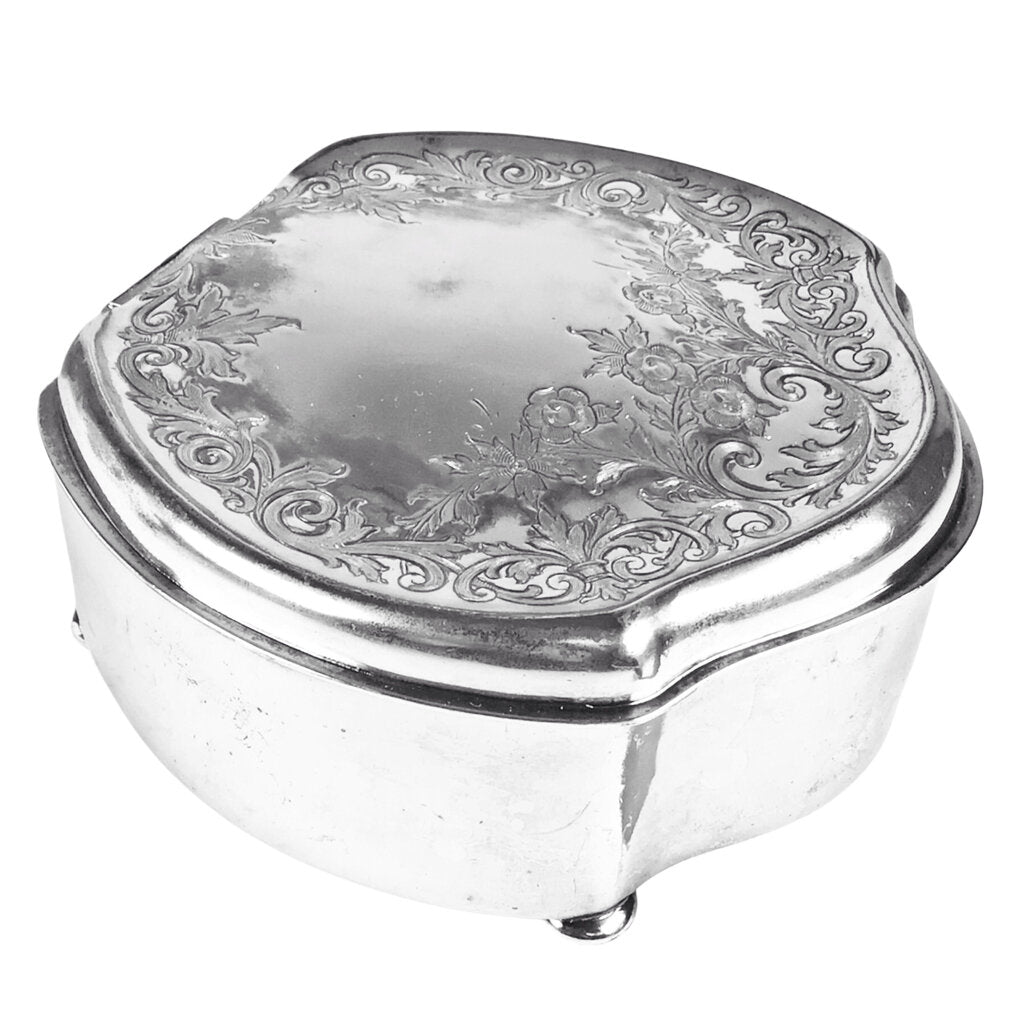 Derby Silver Co. Silverplated Hinged Dresser Box, ca. 1900