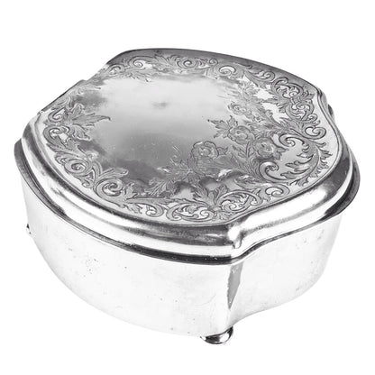 Derby Silver Co. Silverplated Hinged Dresser Box, ca. 1900