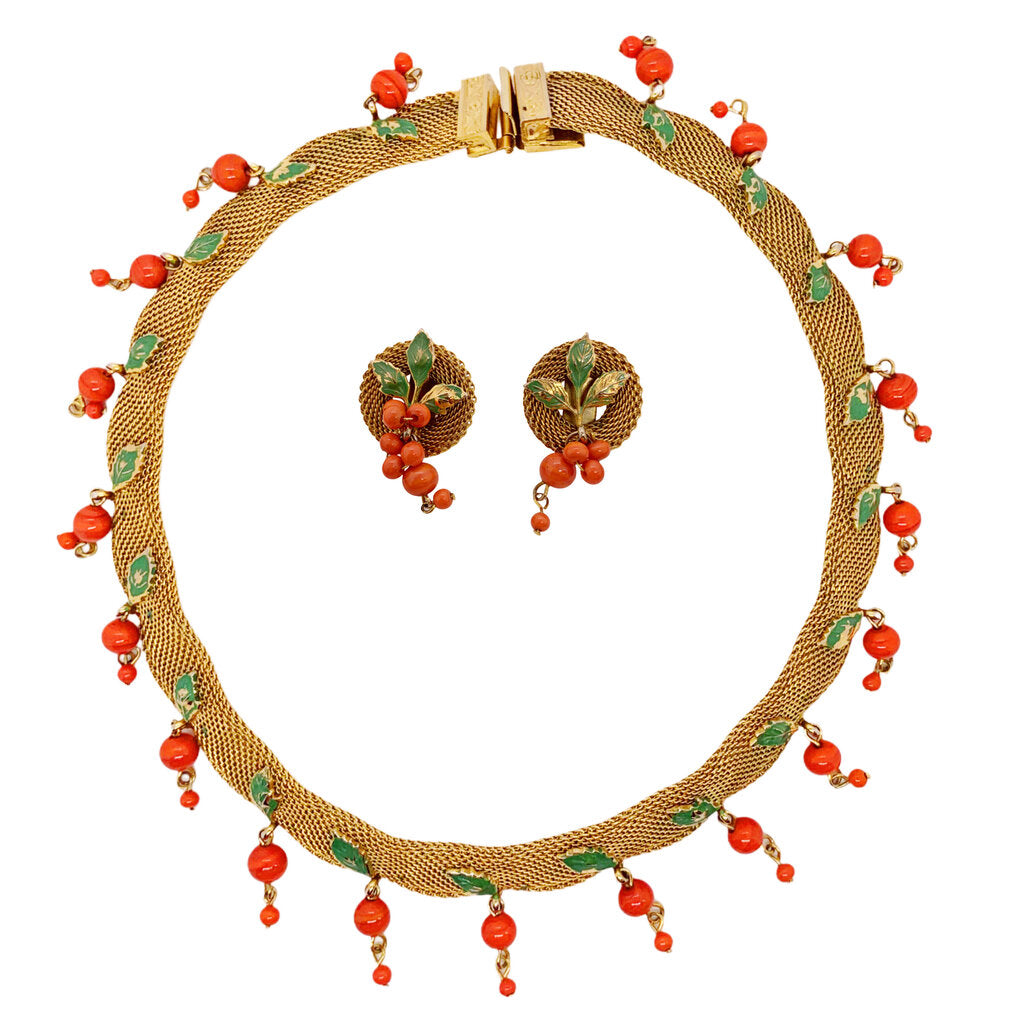 Hobe Necklace & Post Back Earring Demi Parure
