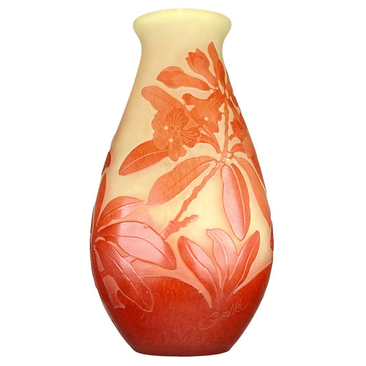 Galle Cameo Glass Vase