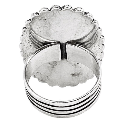 Happy Piasso Navajo Sterling Ring w. Turquoise