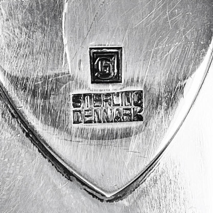 Georg Jensen Sterling "Agave Elsinore" Sterling Serving Fork