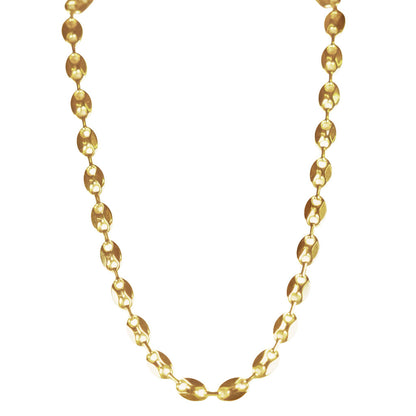 14Kt Gold Horsebit Chain Necklace