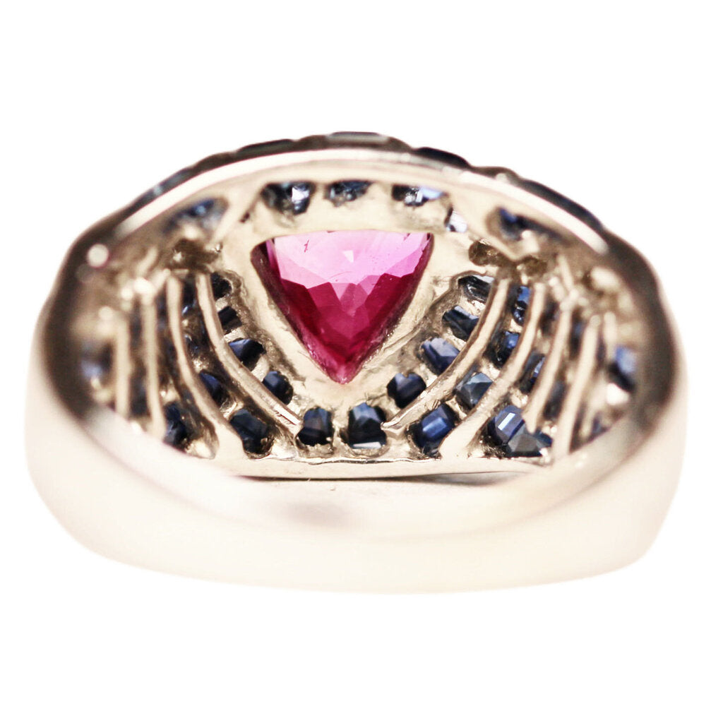 Le Vian Pink & Blue Sapphire & Diamond Ring