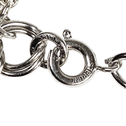 Vintage Sterling Charm Bracelet w/18 Charms