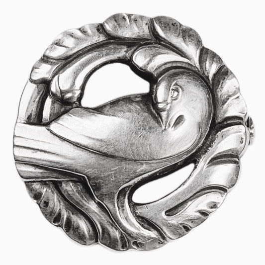 Georg Jensen Sterling Denmark Dove Brooch No. 191
