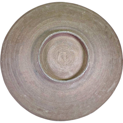 Handmade Stoneware Bowl w Fish