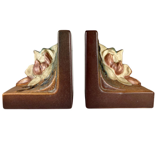 Vintage Roseville Pottery Bookends