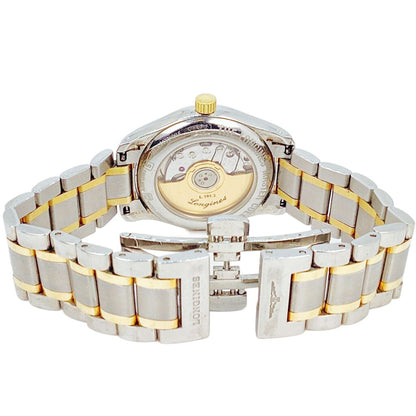 Longines Master Collection Automatic Watch Stainless Steel & Yellow Gold Cap