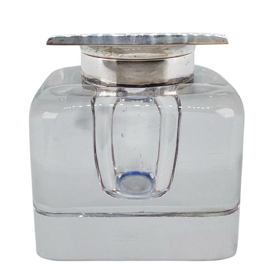 Keir Sterling Crested Inkwell