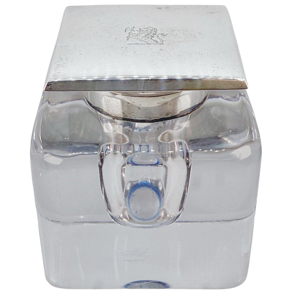 Keir Sterling Crested Inkwell