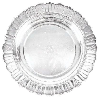 Shreve Crump & Low Silver Art Deco Round Platter
