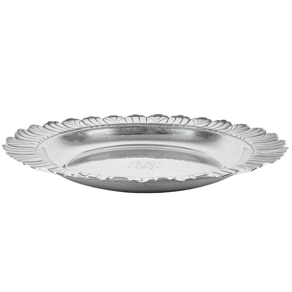 Shreve Crump & Low Silver Art Deco Round Platter