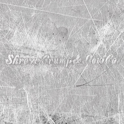 Shreve Crump & Low Silver Art Deco Round Platter