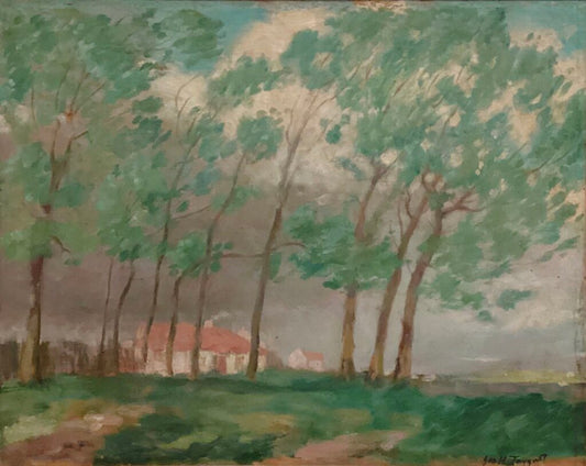 George Taggart. Spring Landscape. Oil on Canvas