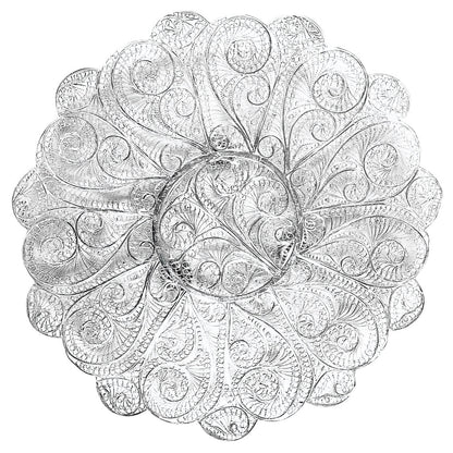 Indonesian Filigree Footed Plate