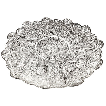 Indonesian Filigree Footed Plate