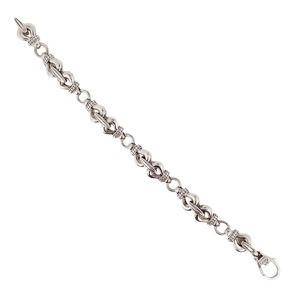 Lagos Sterling Fancy Link Chain Bracelet