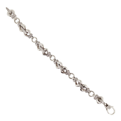 Lagos Sterling Fancy Link Chain Bracelet