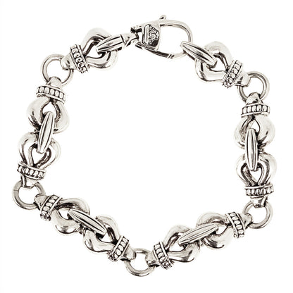 Lagos Sterling Fancy Link Chain Bracelet