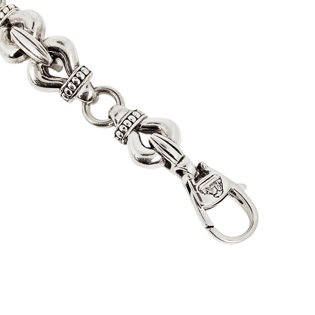 Lagos Sterling Fancy Link Chain Bracelet