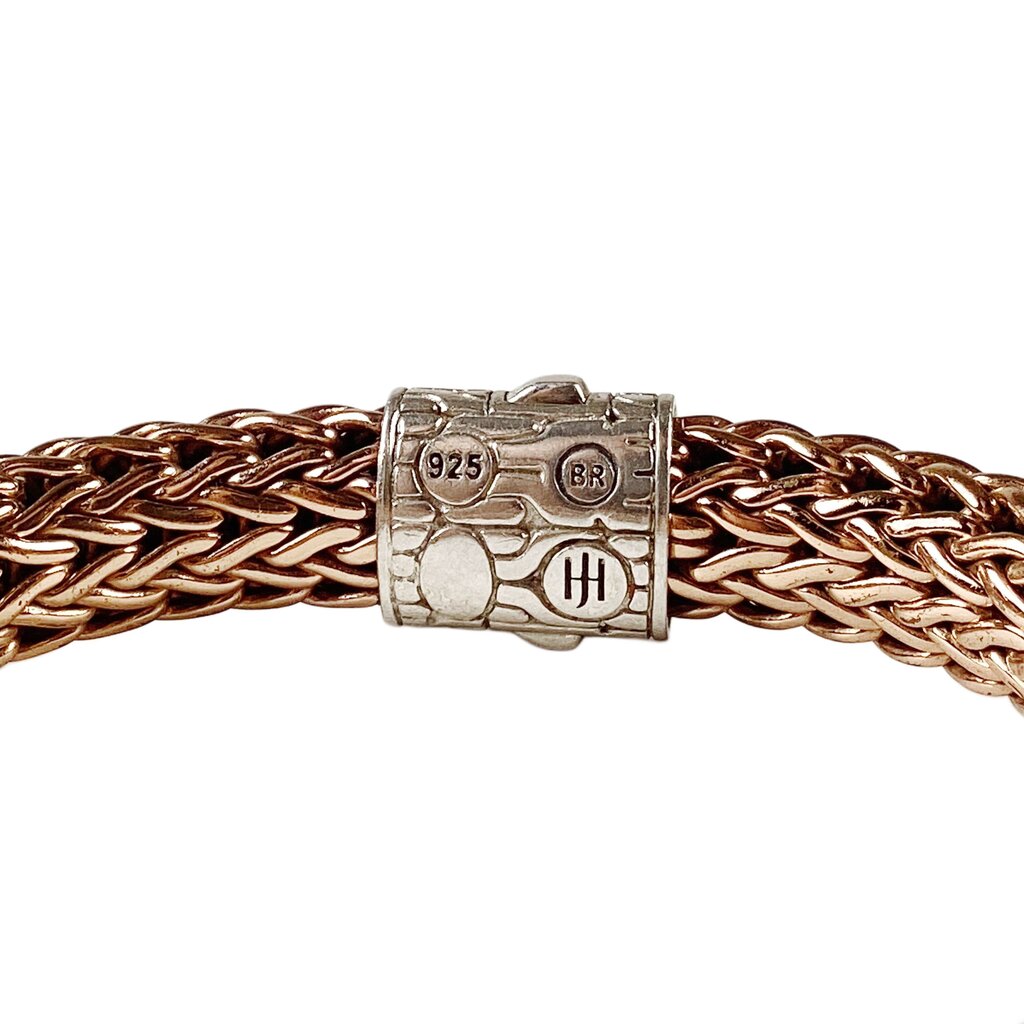 John Hardy Bronze & Silver Chain Bracelet