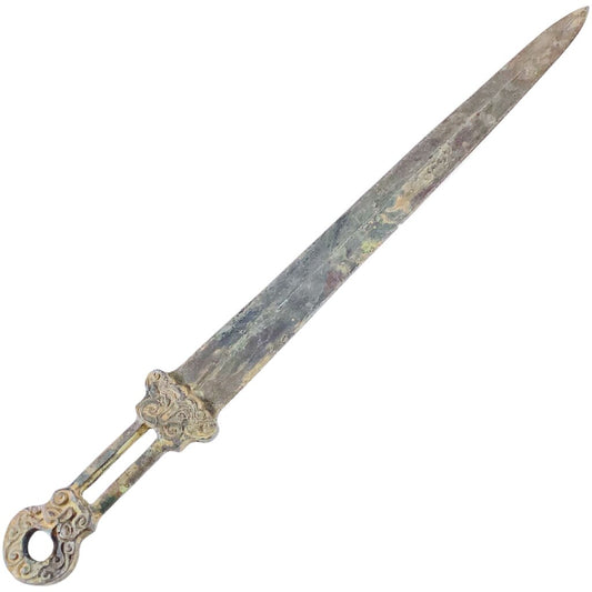 Archaic Bronze Cast Sword, Zhou Dynasty