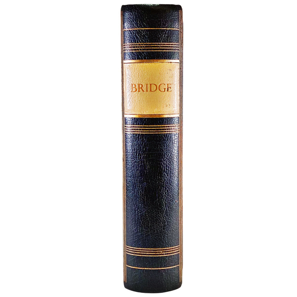 Vintage Asprey Bridge Game Set in Leather Book Cover