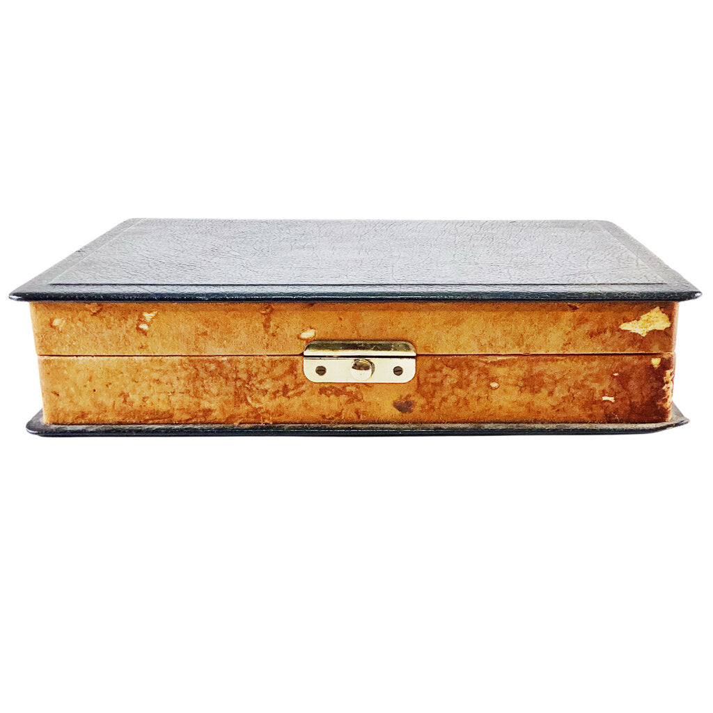 Vintage Asprey Bridge Game Set in Leather Book Cover