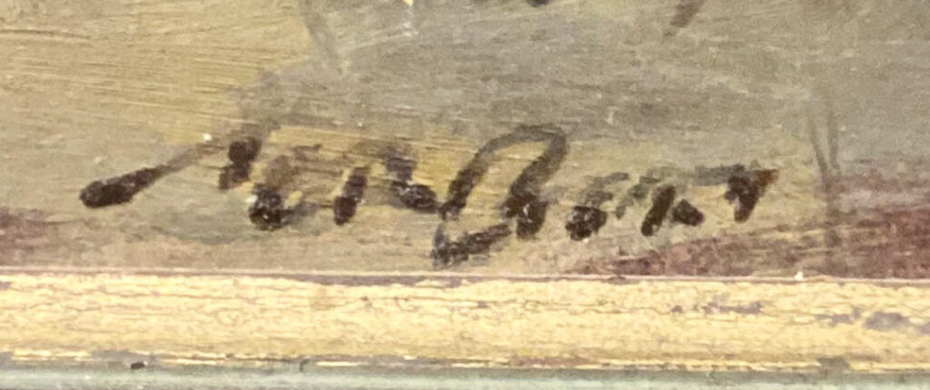 Floyd J. Torbert. "Young Deer". Oil on Board.